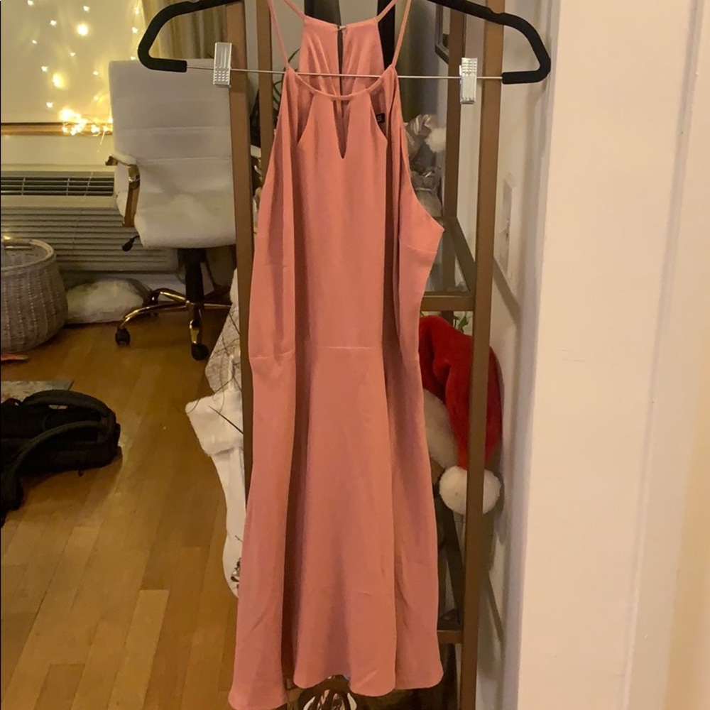 High neck dress